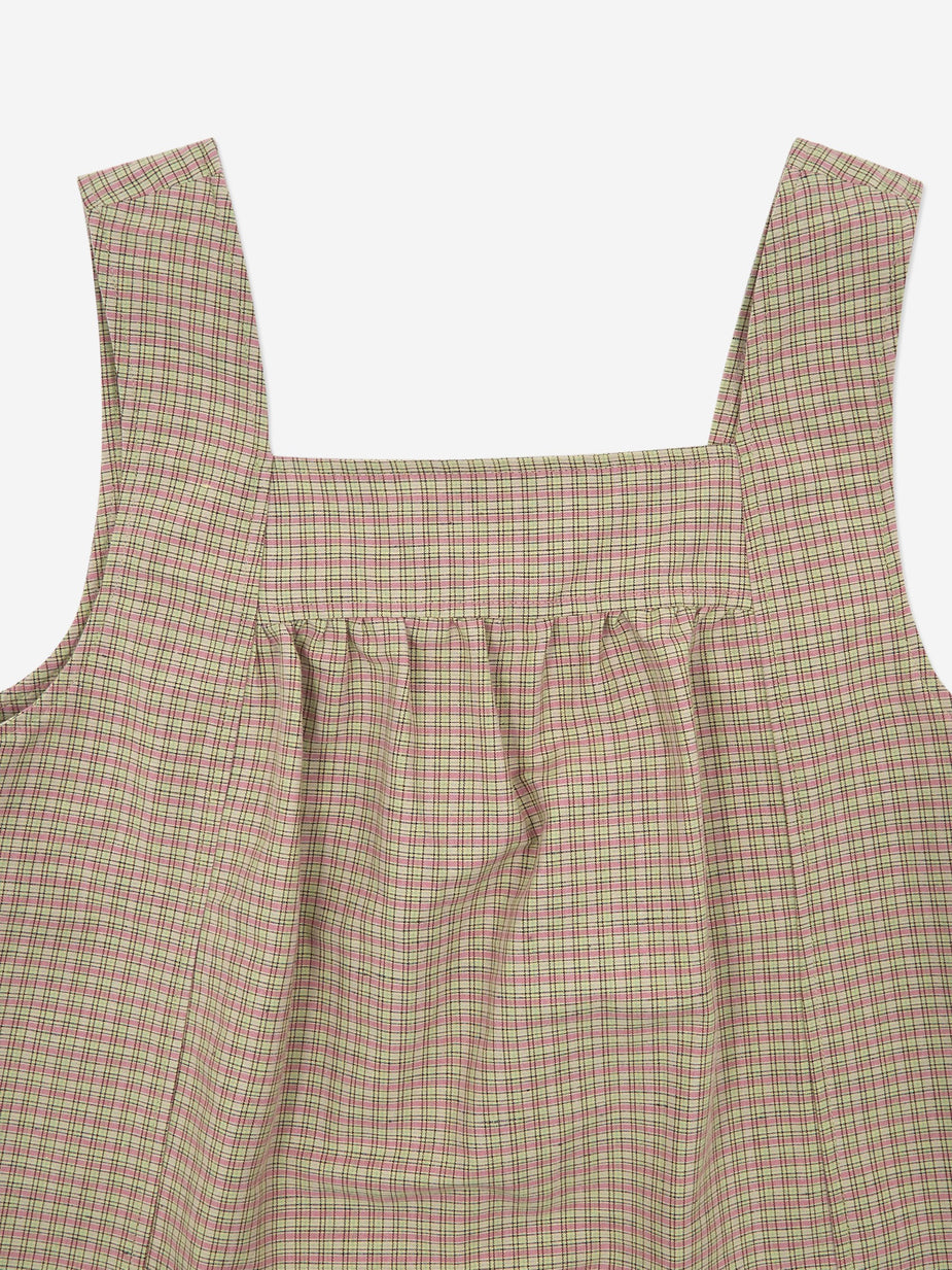 Wood Wood Wood Wood Victoria Top - Green Check - Green