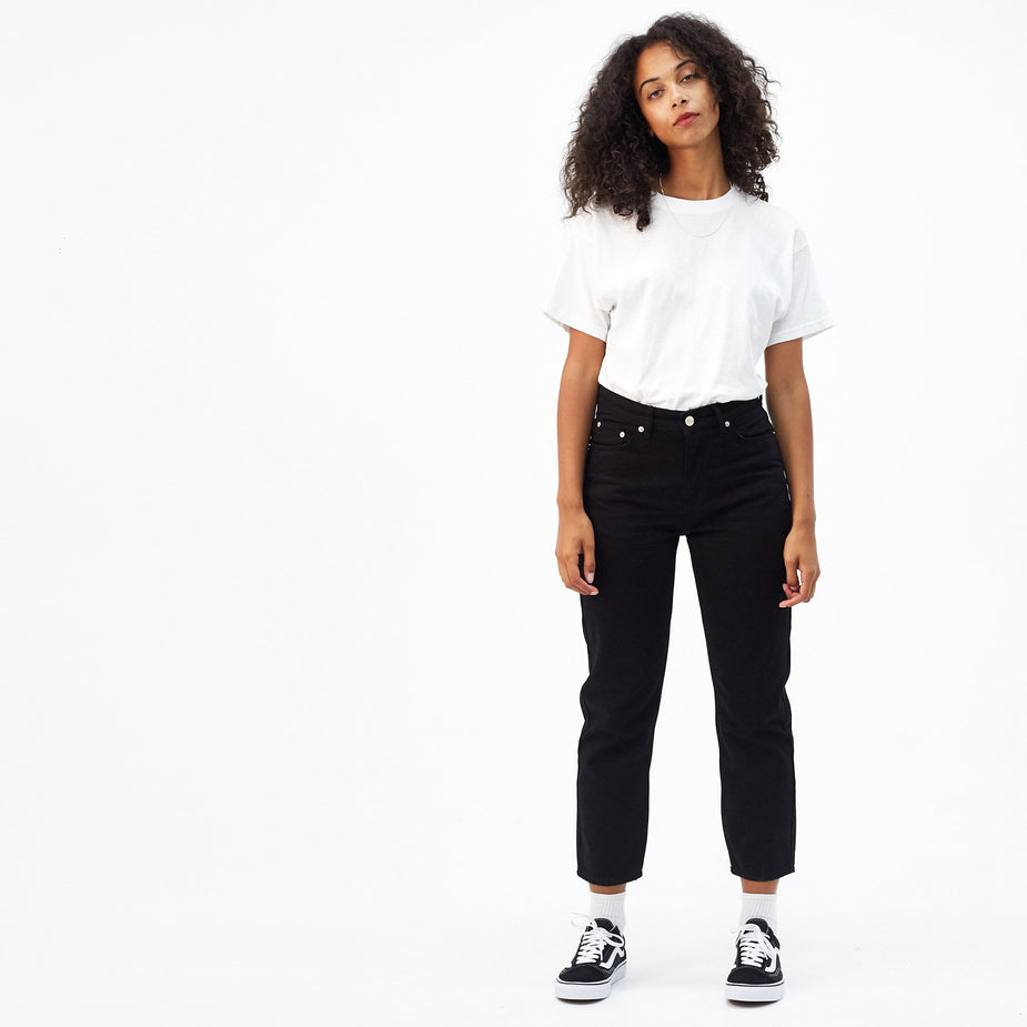 Wood Wood Wood Wood Eve Cropped Jeans - Black - Black