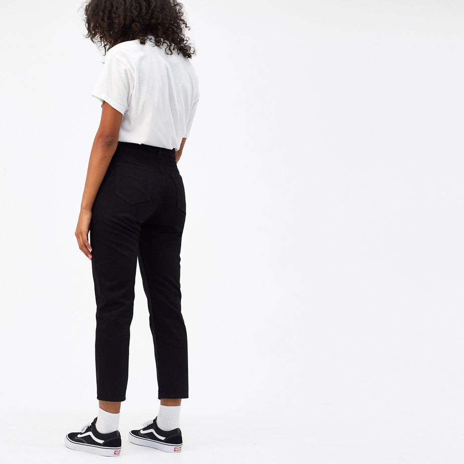 Wood Wood Wood Wood Eve Cropped Jeans - Black - Black