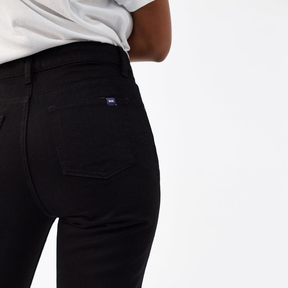 Wood Wood Wood Wood Eve Cropped Jeans - Black - Black