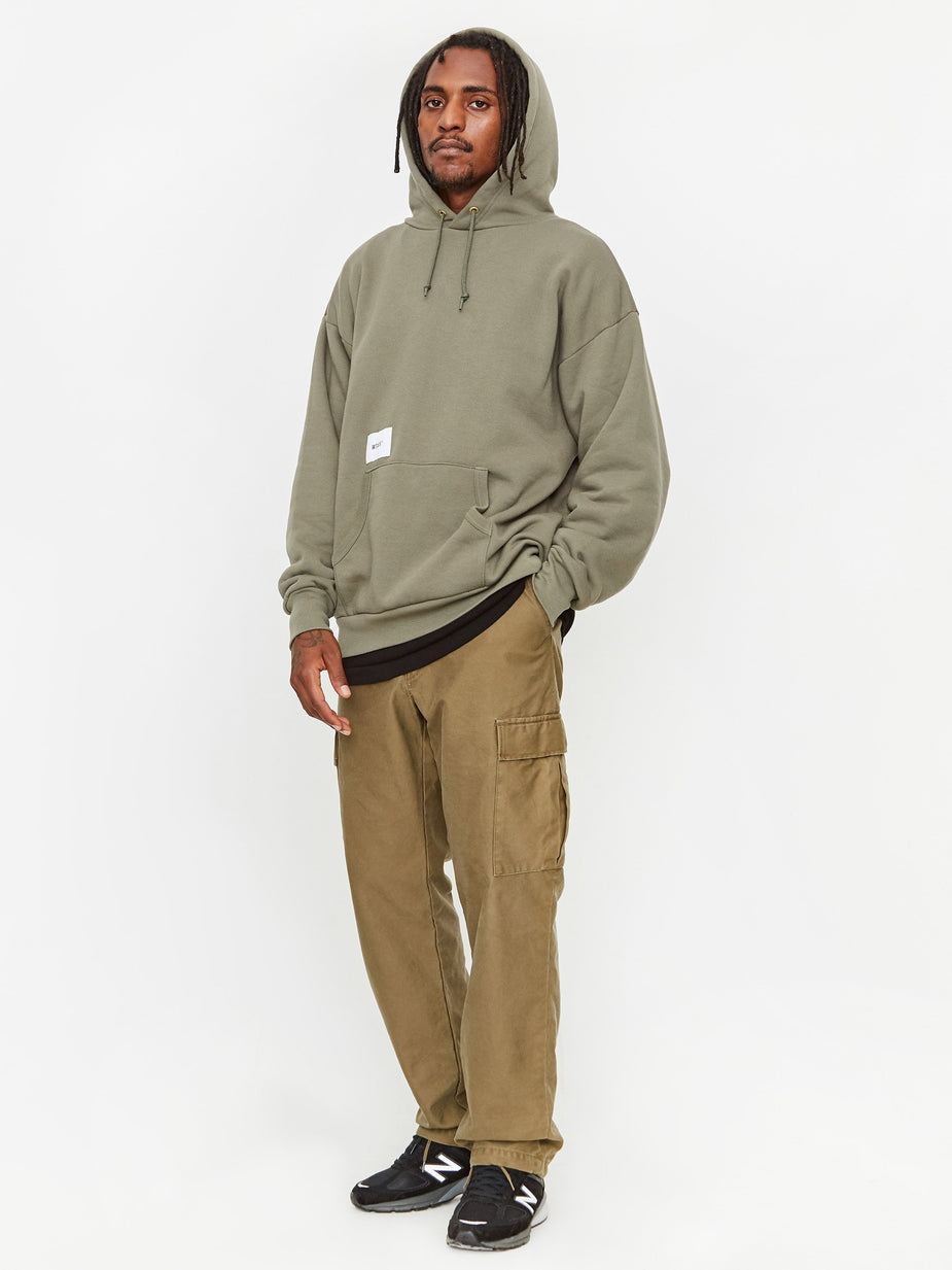 WTAPS WTAPS Academy Hooded Sweatshirt - Olive Drab - Green