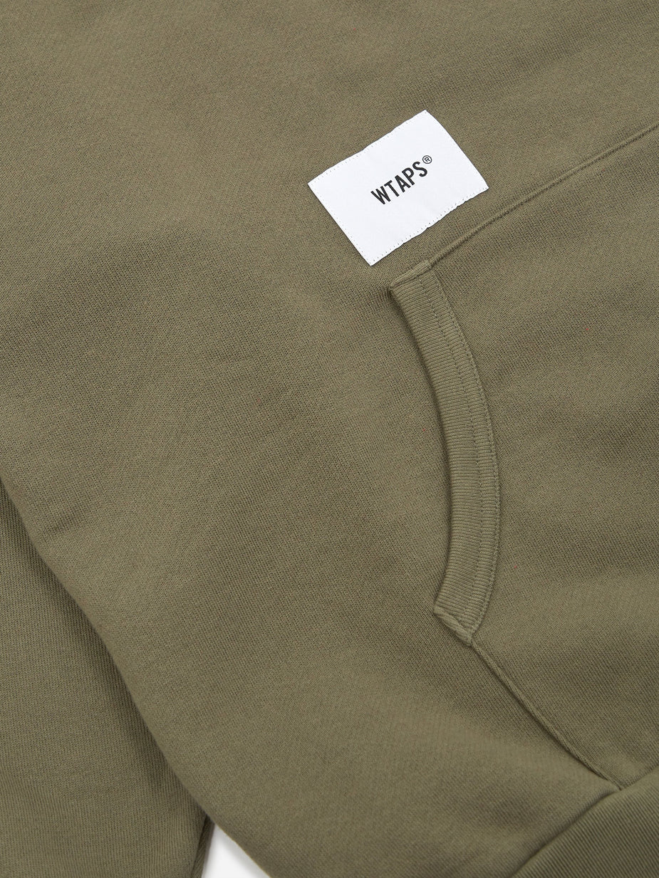 WTAPS WTAPS Academy Hooded Sweatshirt - Olive Drab - Green
