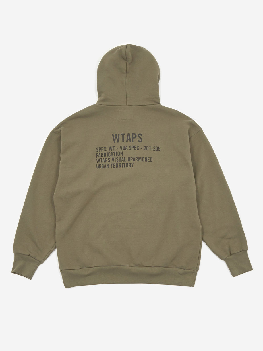 WTAPS WTAPS Academy Hooded Sweatshirt - Olive Drab - Green