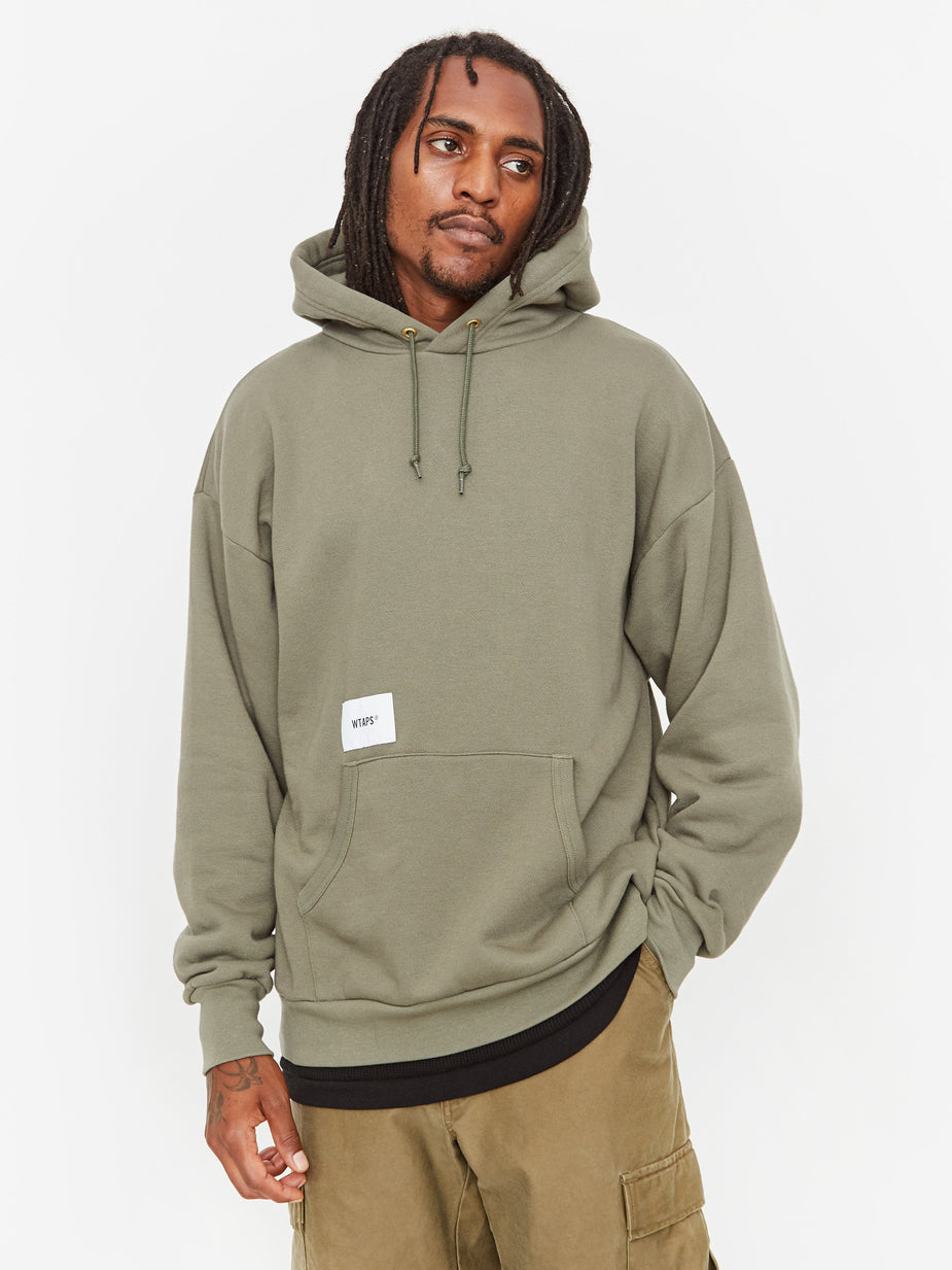 WTAPS WTAPS Academy Hooded Sweatshirt - Olive Drab - Green