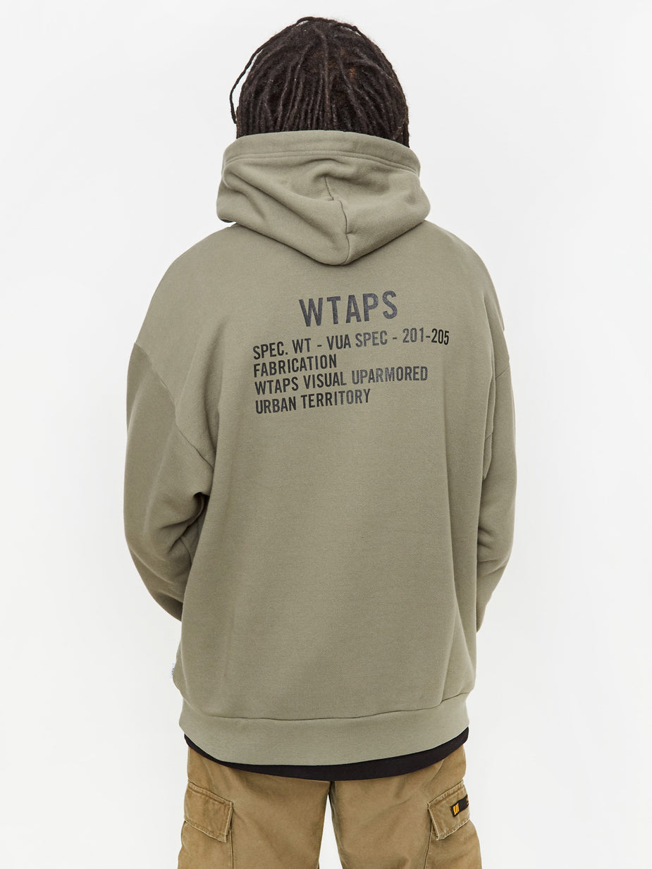 WTAPS WTAPS Academy Hooded Sweatshirt - Olive Drab - Green