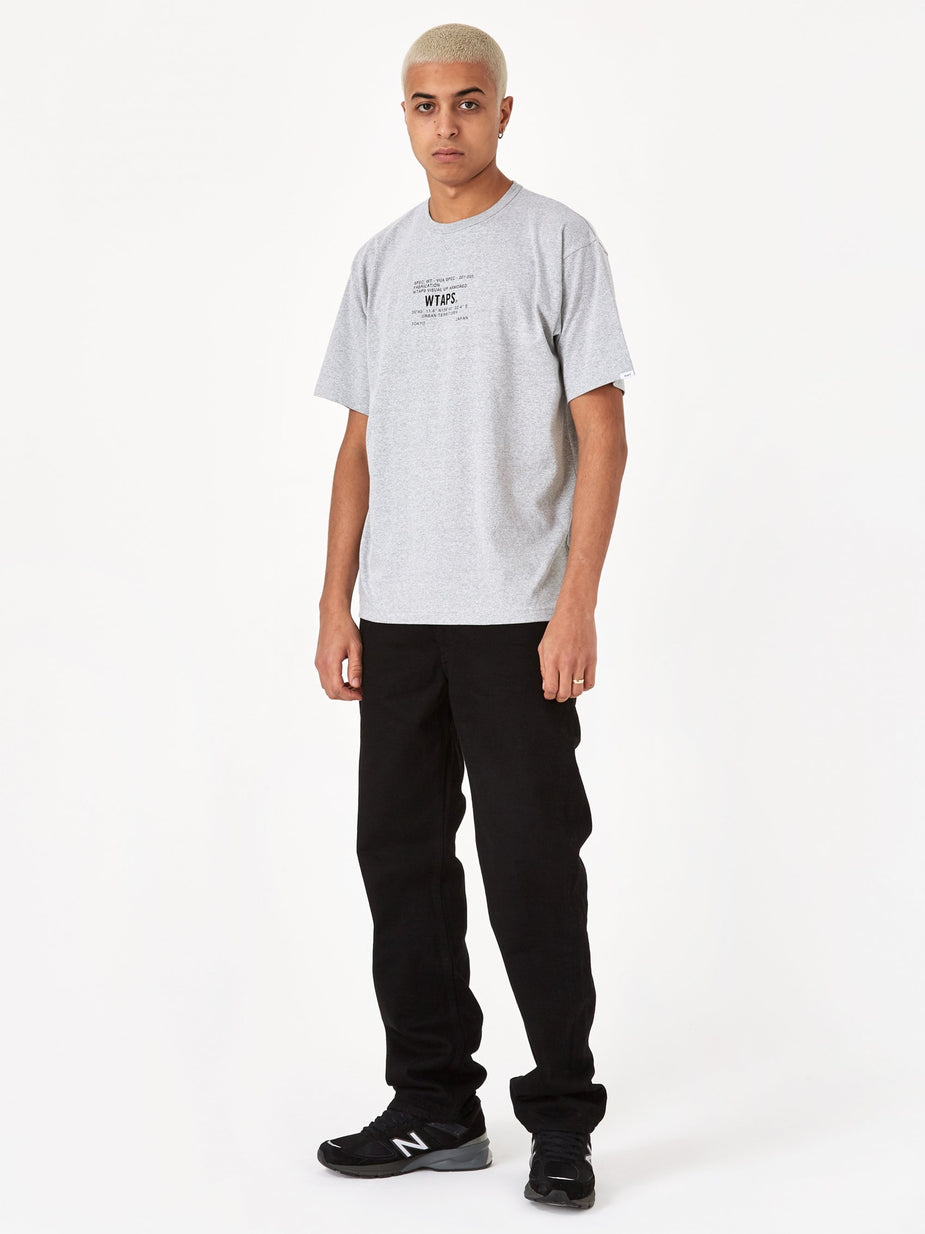 WTAPS WTAPS Academy Shortsleeve T-shirt - Grey - Grey