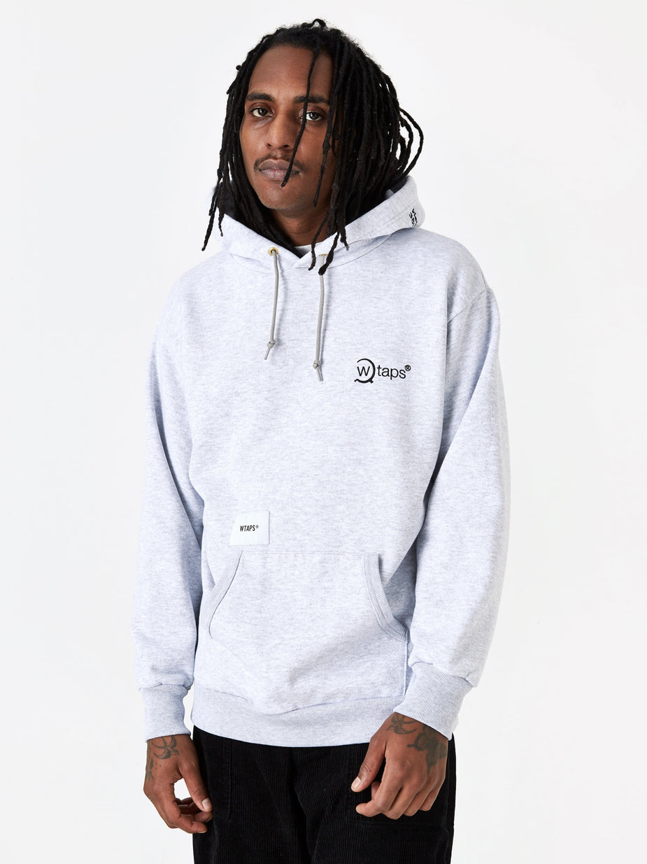 WTAPS WTAPS Axe 02 Hooded Sweatshirt - Ash Grey - Grey