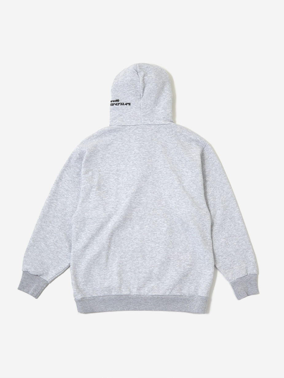 WTAPS WTAPS Axe 02 Hooded Sweatshirt - Ash Grey - Grey
