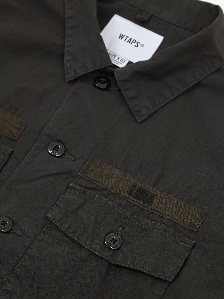 WTAPS WTAPS BUDS Longsleeve Shirt - Black - Black