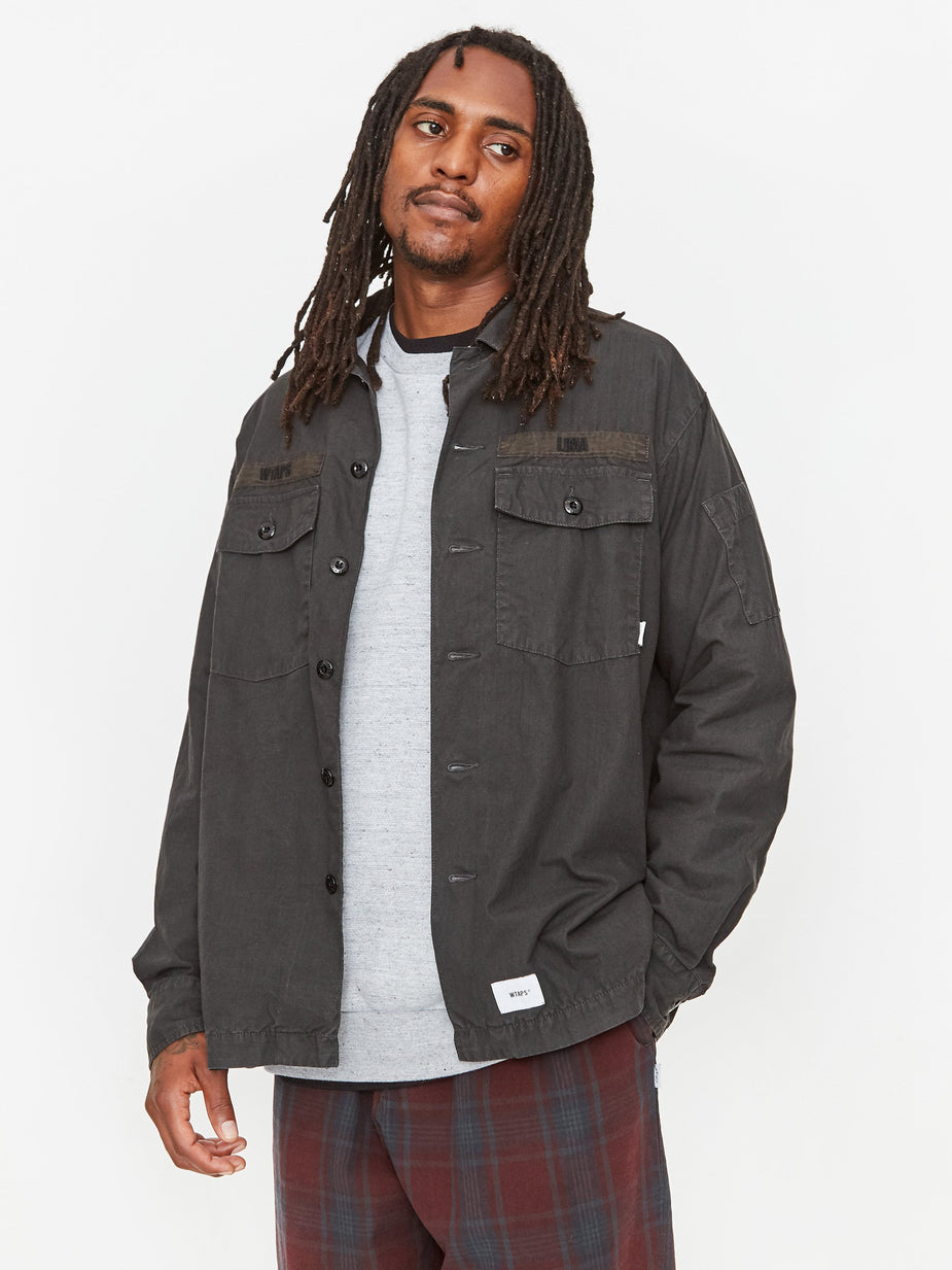 WTAPS WTAPS BUDS Longsleeve Shirt - Black - Black