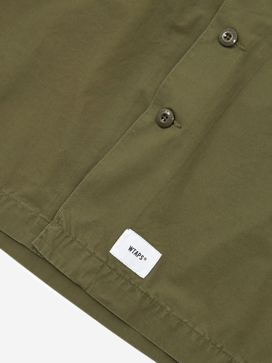 WTAPS WTAPS BUDS Longsleeve Shirt - Olive Drab - Green