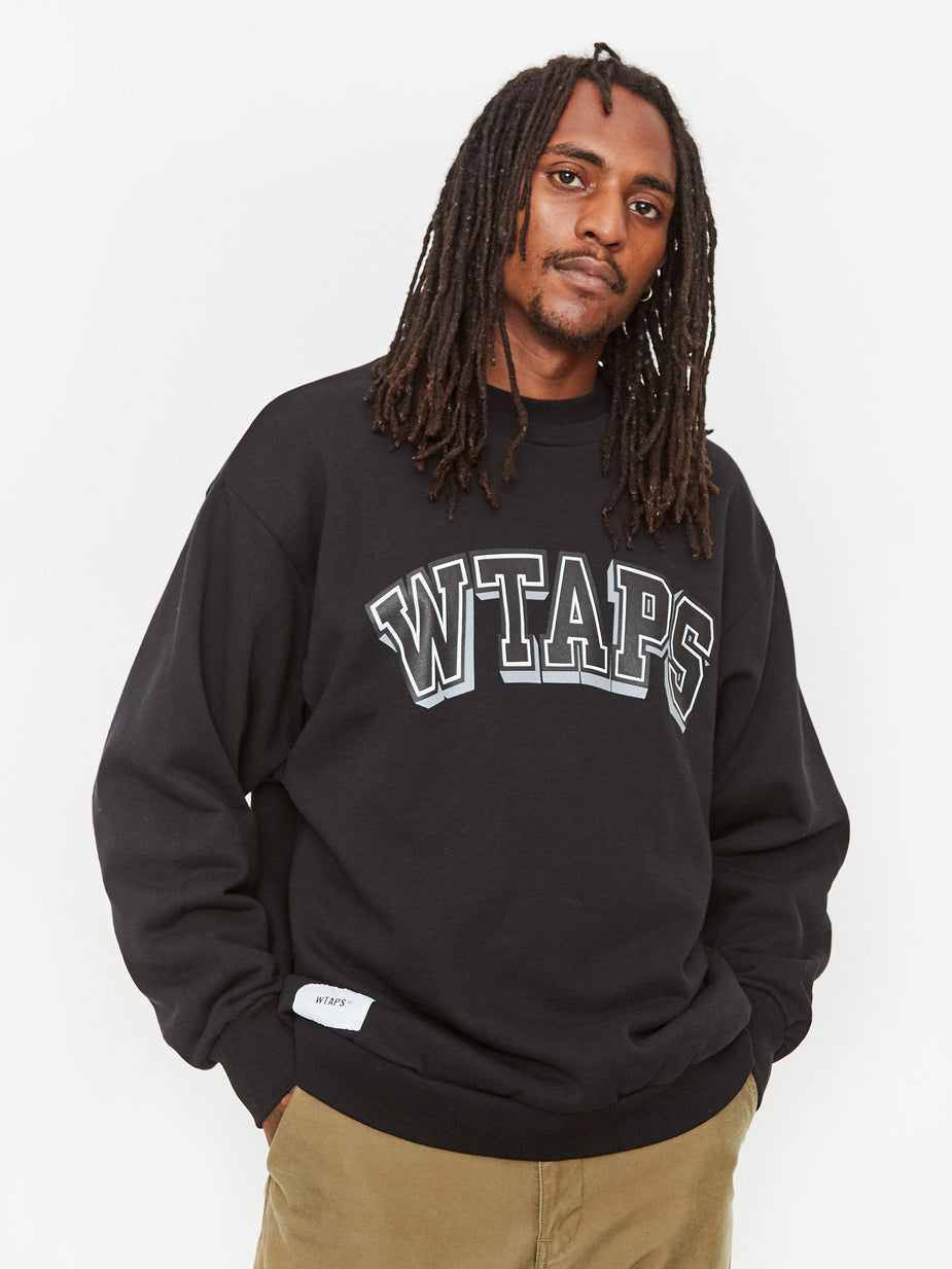 WTAPS WTAPS Dawn Design Crewneck Sweatshirt - Black - Black