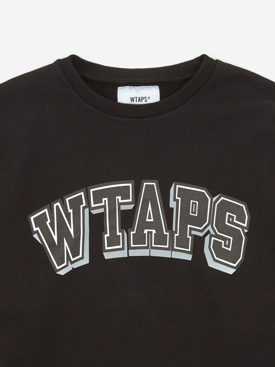 WTAPS WTAPS Dawn Design Crewneck Sweatshirt - Black - Black