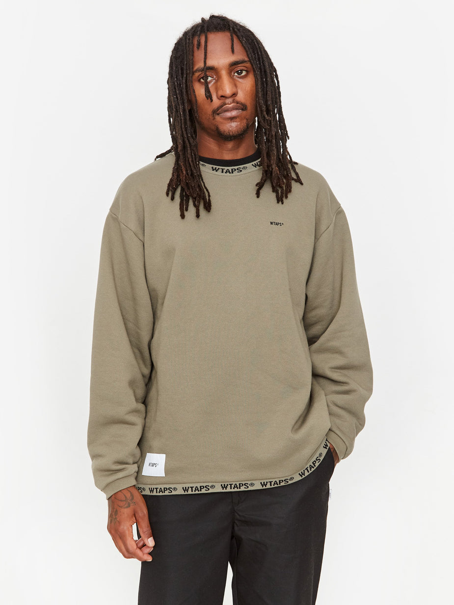 WTAPS WTAPS PYN Smock Sweatshirt - Olive Drab - Green