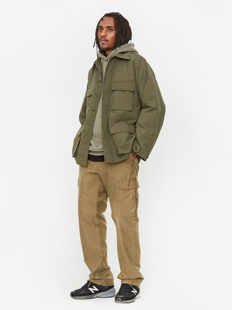 WTAPS WTAPS WMILL 01 Longsleeve Shirt - Olive Drab - Green