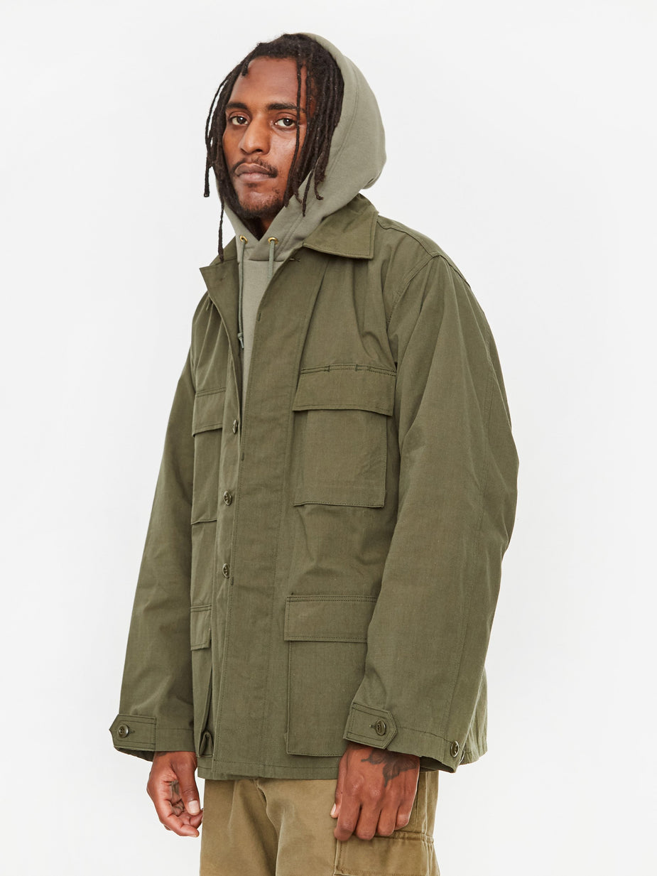 WTAPS WTAPS WMILL 01 Longsleeve Shirt - Olive Drab - Green