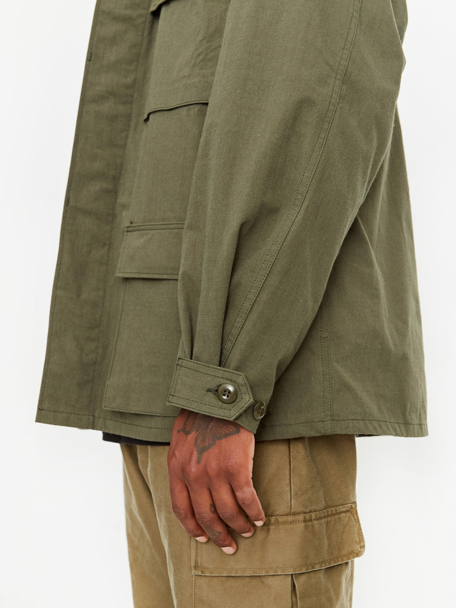 WTAPS WTAPS WMILL 01 Longsleeve Shirt - Olive Drab - Green