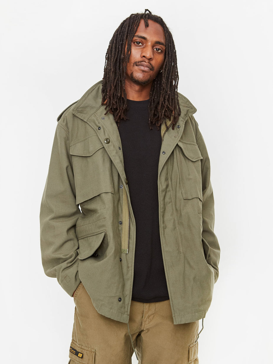 WTAPS WTAPS WMILL-65 Jacket Nyco Satin - Olive Drab - Green