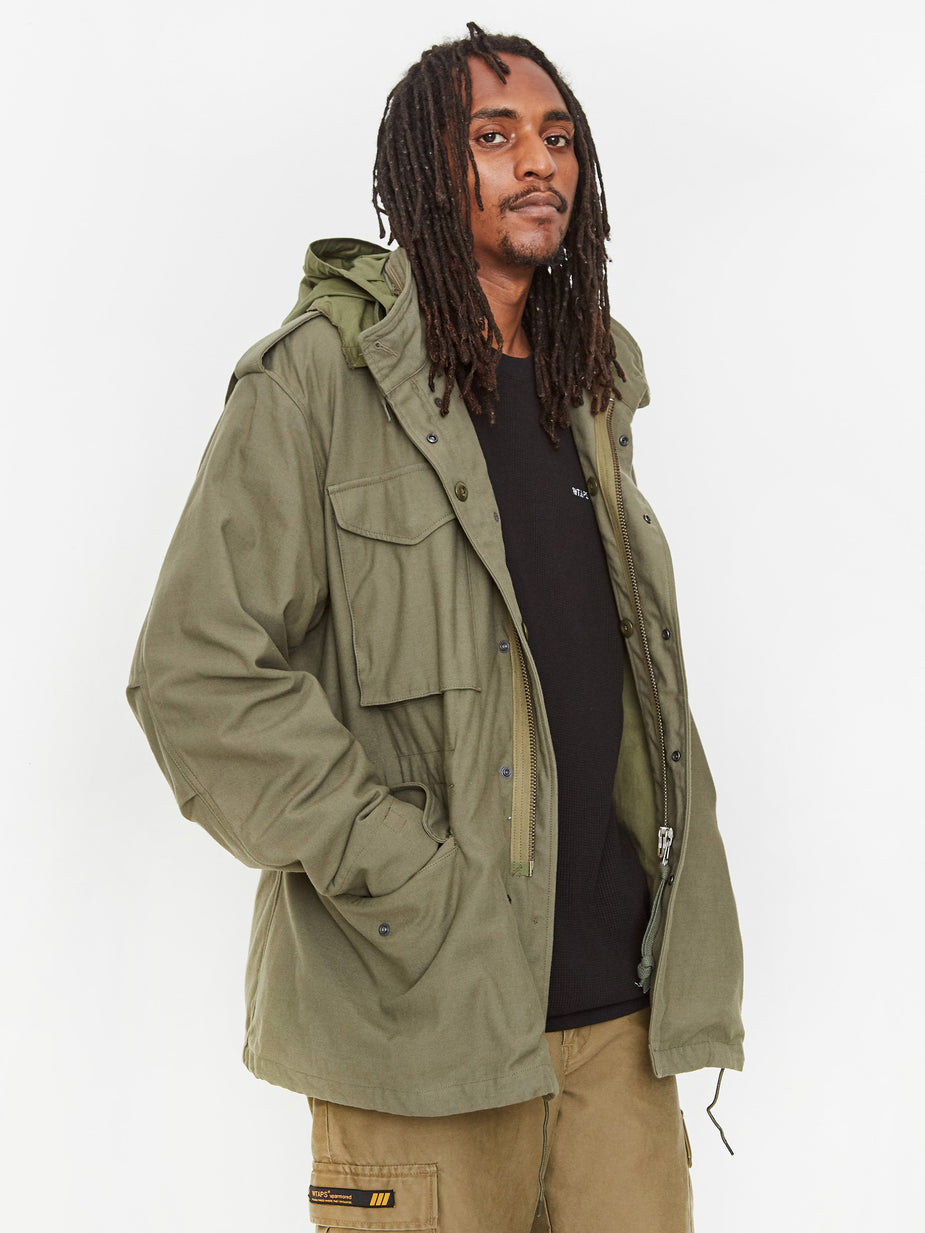 WTAPS WTAPS WMILL-65 Jacket Nyco Satin - Olive Drab - Green