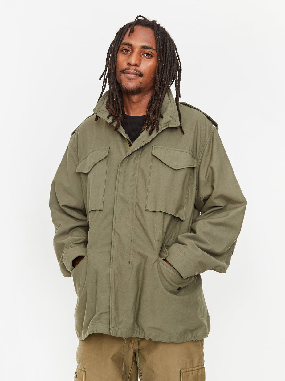 WTAPS WTAPS WMILL-65 Jacket Nyco Satin - Olive Drab - Green