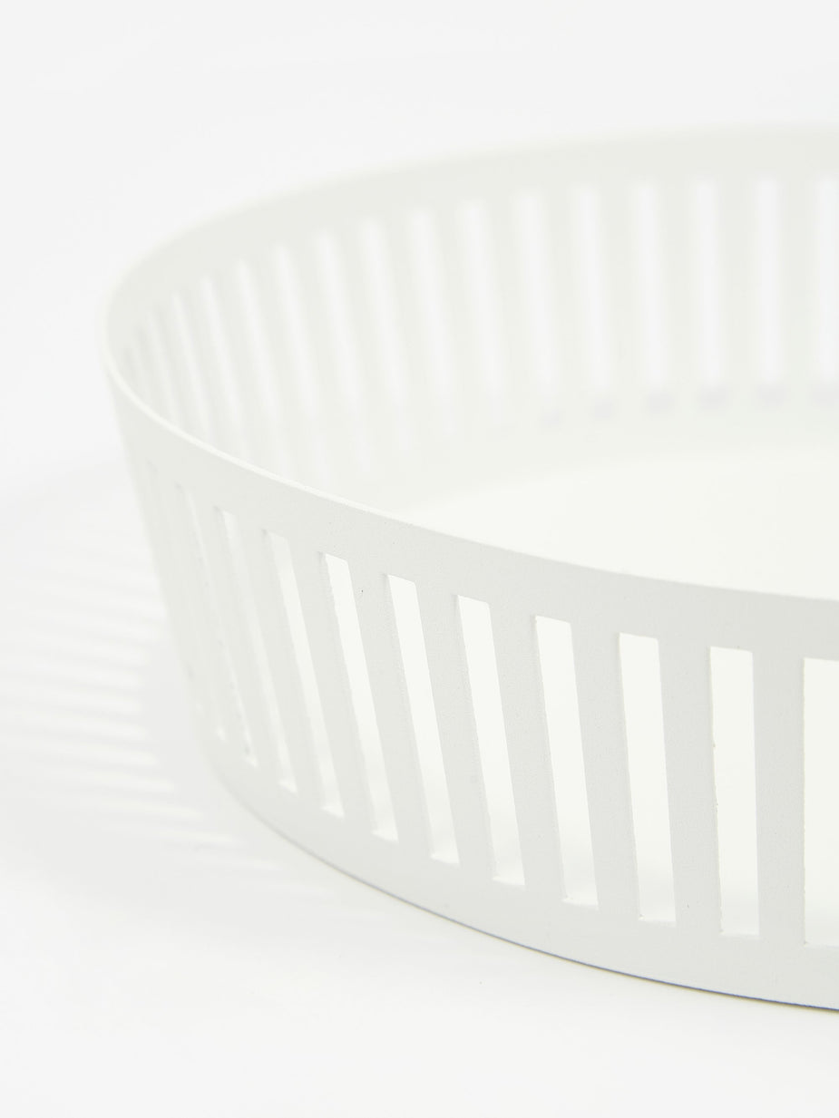 Yamazaki Yamazaki Wide Tower Fruit Basket - White - White