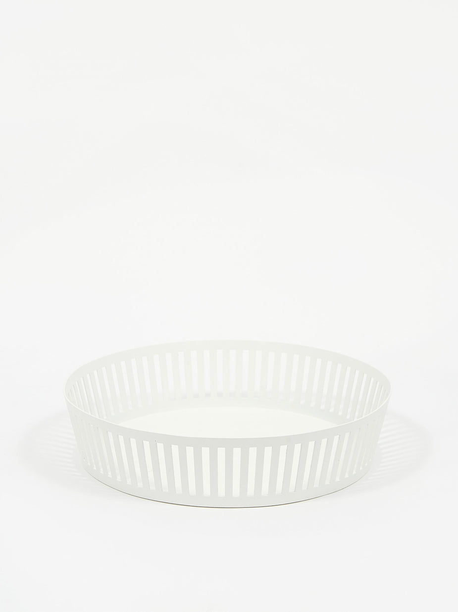 Yamazaki Yamazaki Wide Tower Fruit Basket - White - White