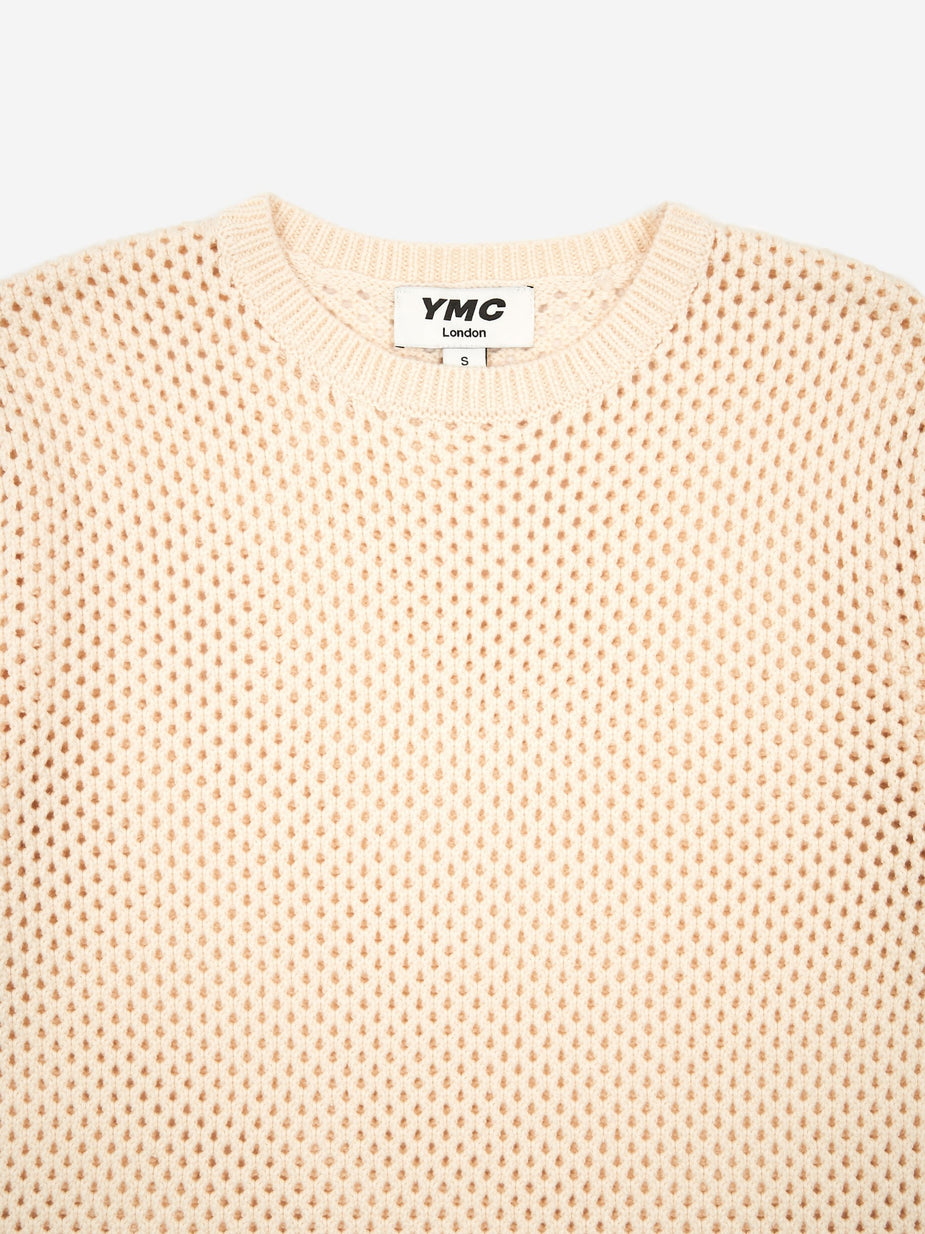 YMC YMC Blok T-Shirt - Ecru - Neutrals