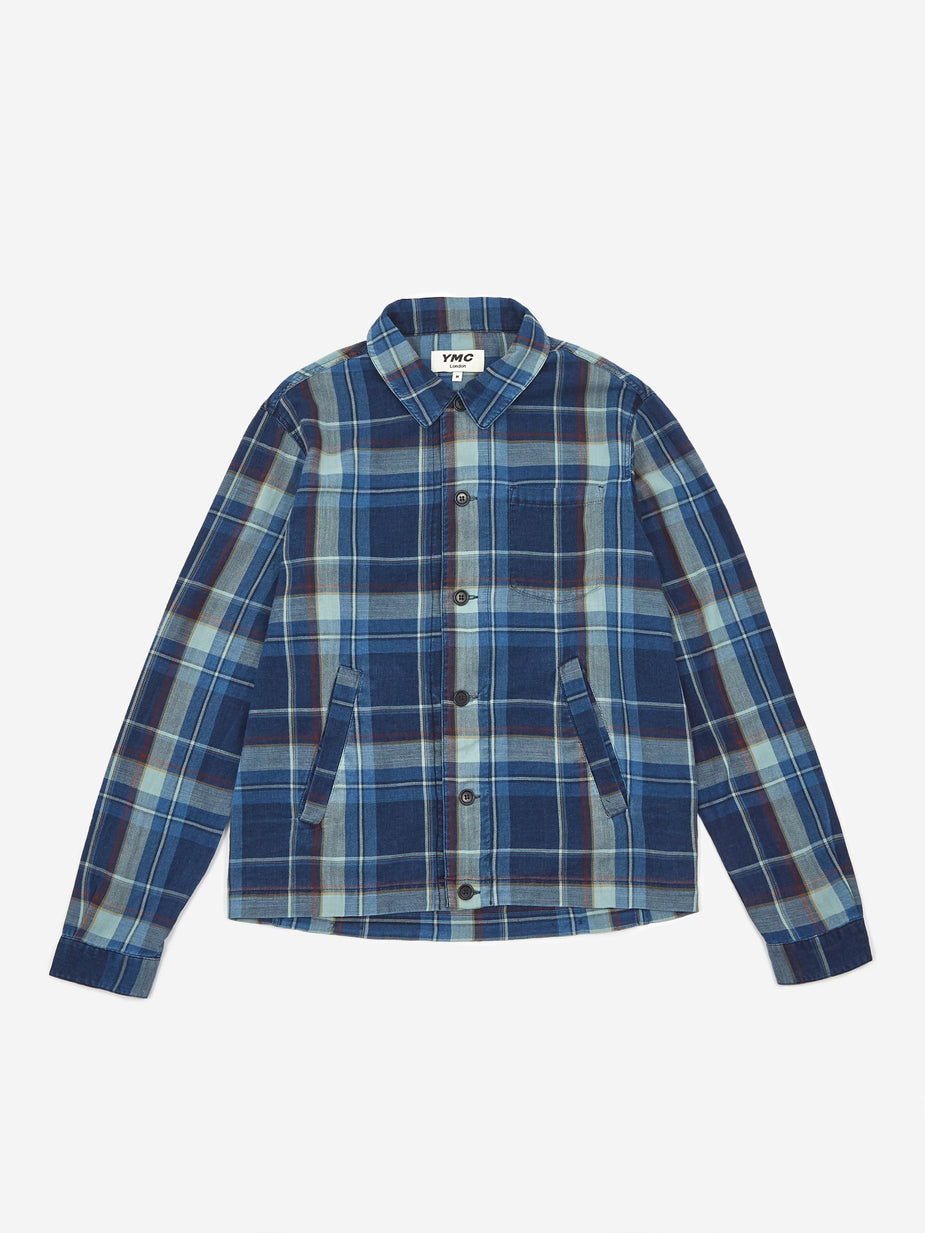 YMC YMC Bowling Shirt - Nacy Check - Check