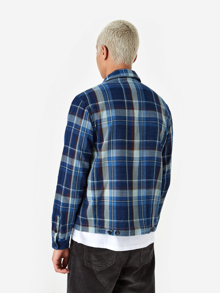 YMC YMC Bowling Shirt - Nacy Check - Check