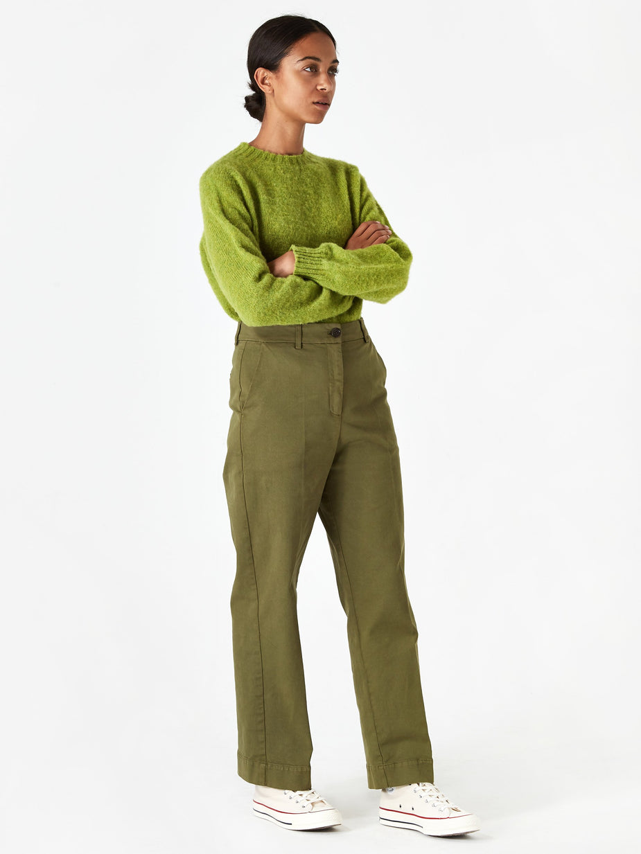YMC YMC Carla Trouser - Olive - Green