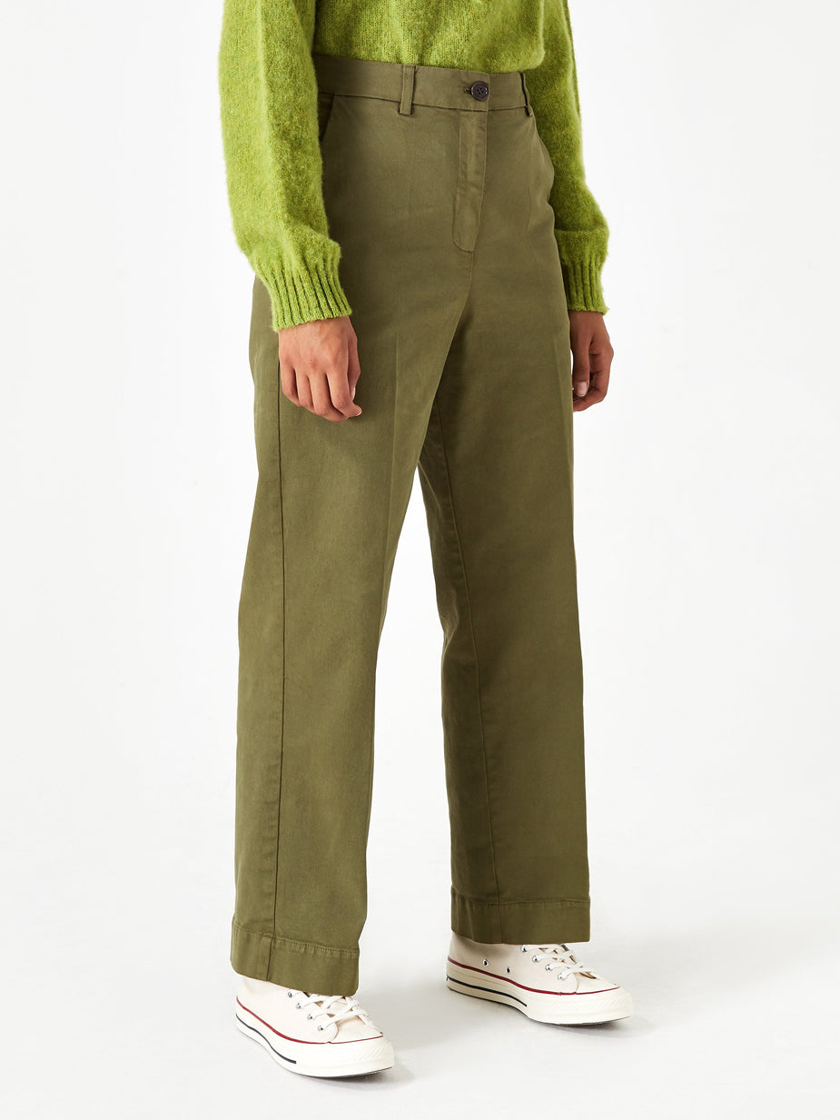 YMC YMC Carla Trouser - Olive - Green