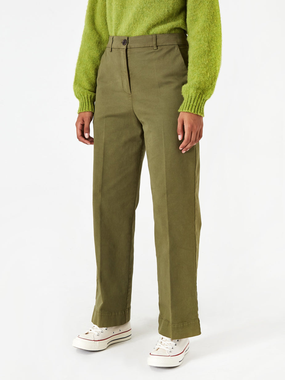 YMC YMC Carla Trouser - Olive - Green