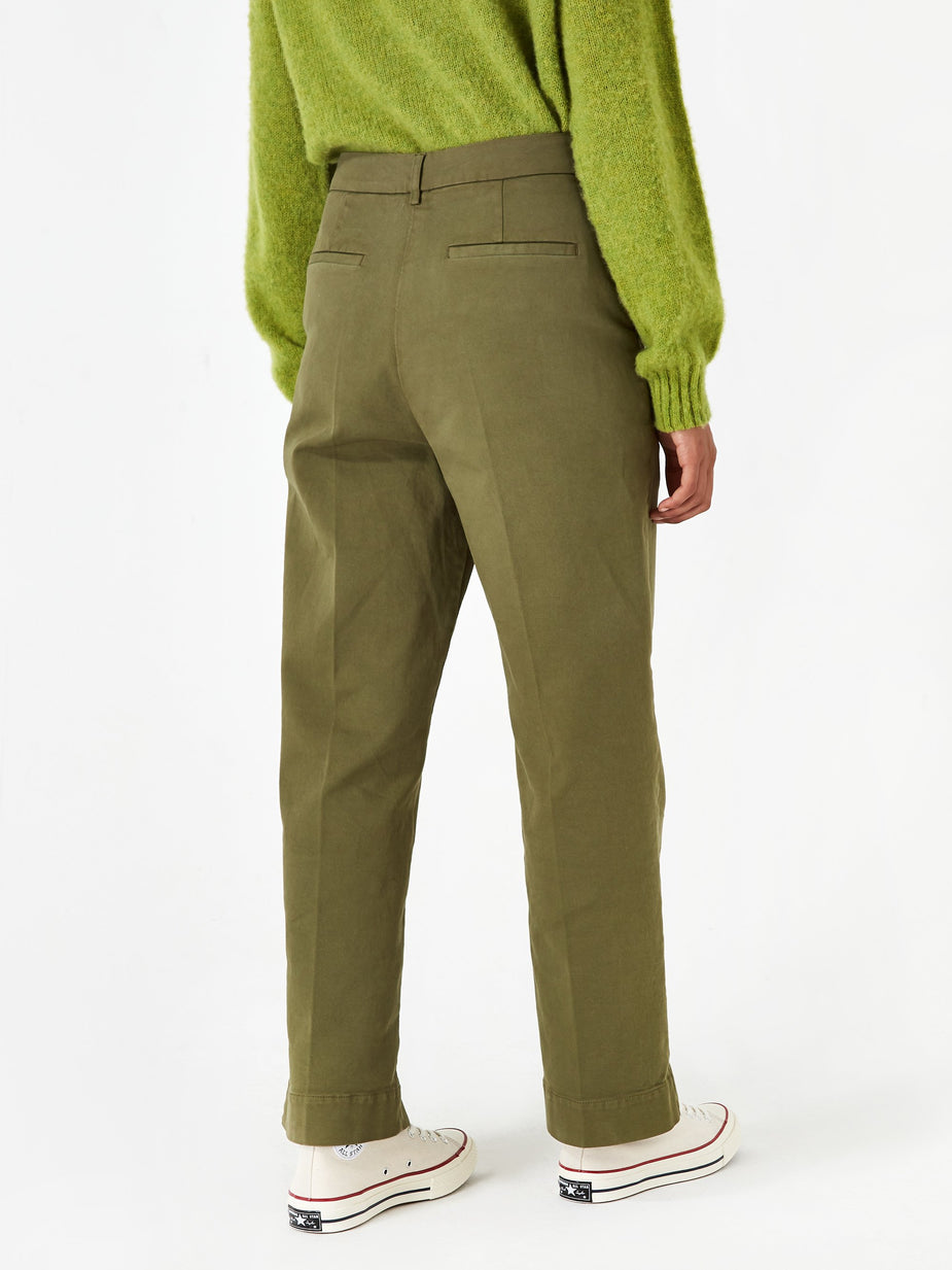 YMC YMC Carla Trouser - Olive - Green