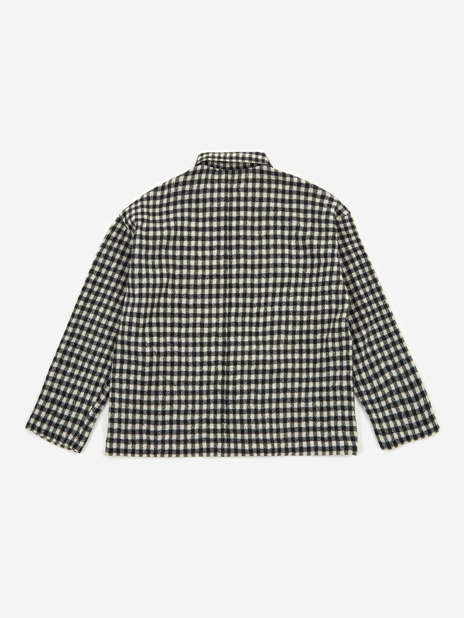 YMC YMC Check Miler Shirt - Black/Ecru - Black