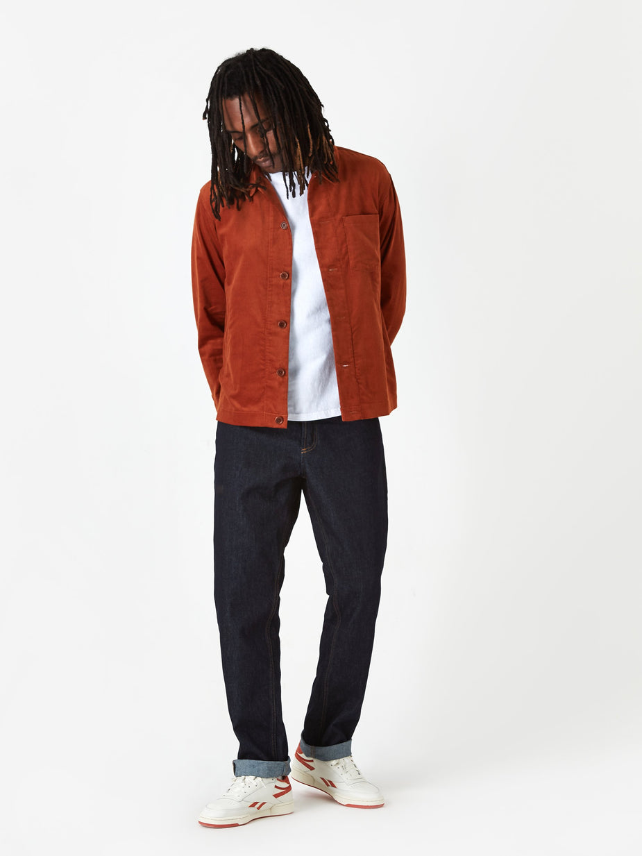 YMC YMC Cord Bowling Shirt - Rust - Other