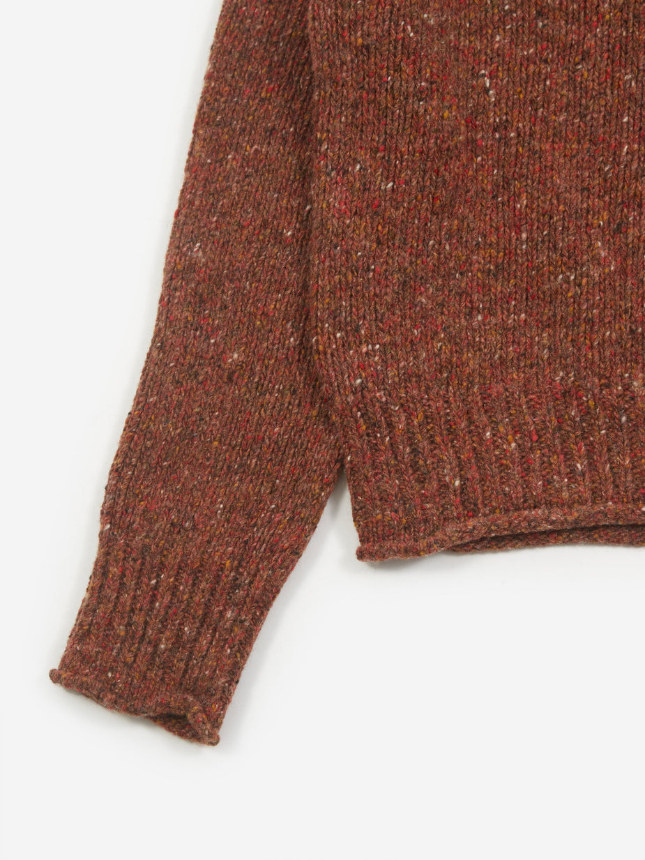 YMC YMC Diddy Roll Neck Jumper - Brown - Brown