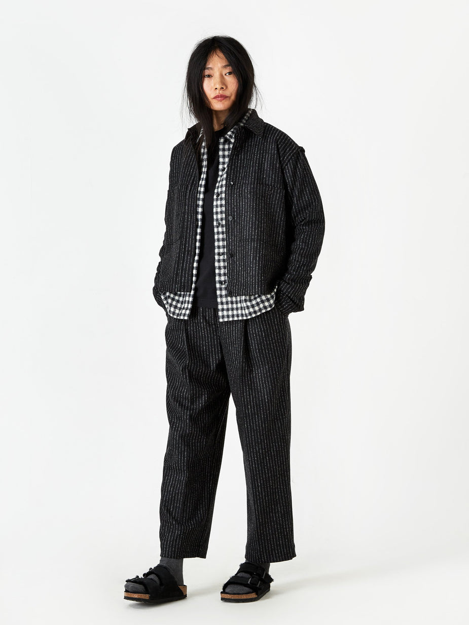 YMC YMC Doc Savage Shirt - Black/Ecru - Black