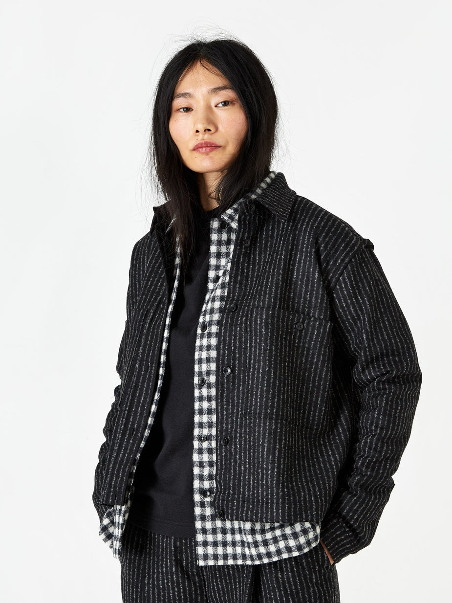 YMC YMC Doc Savage Shirt - Black/Ecru - Black