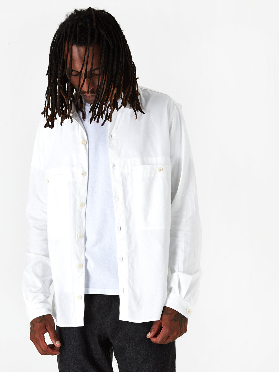 YMC YMC Doc Savage Shirt - Ecru - Neutrals