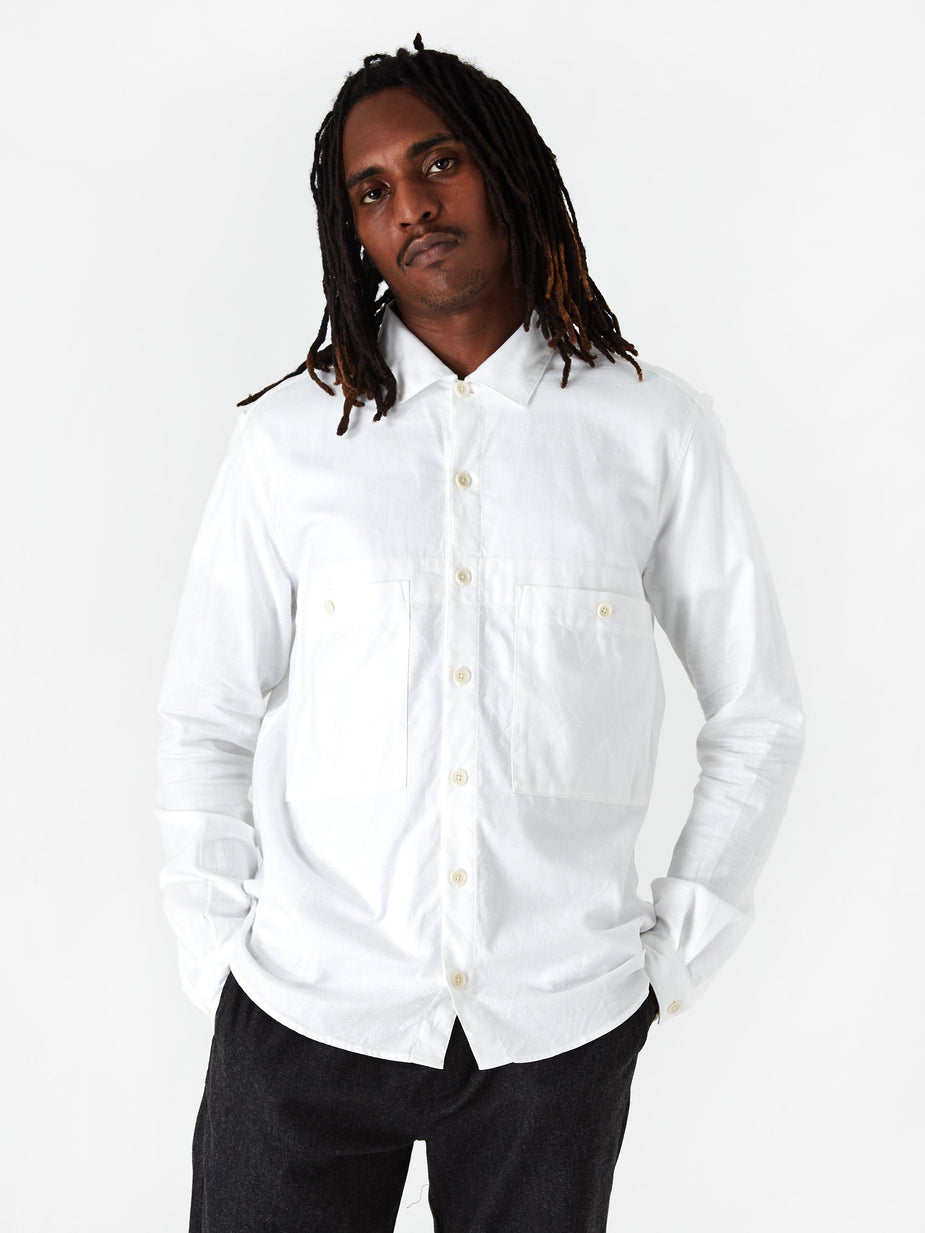 YMC YMC Doc Savage Shirt - Ecru - Neutrals