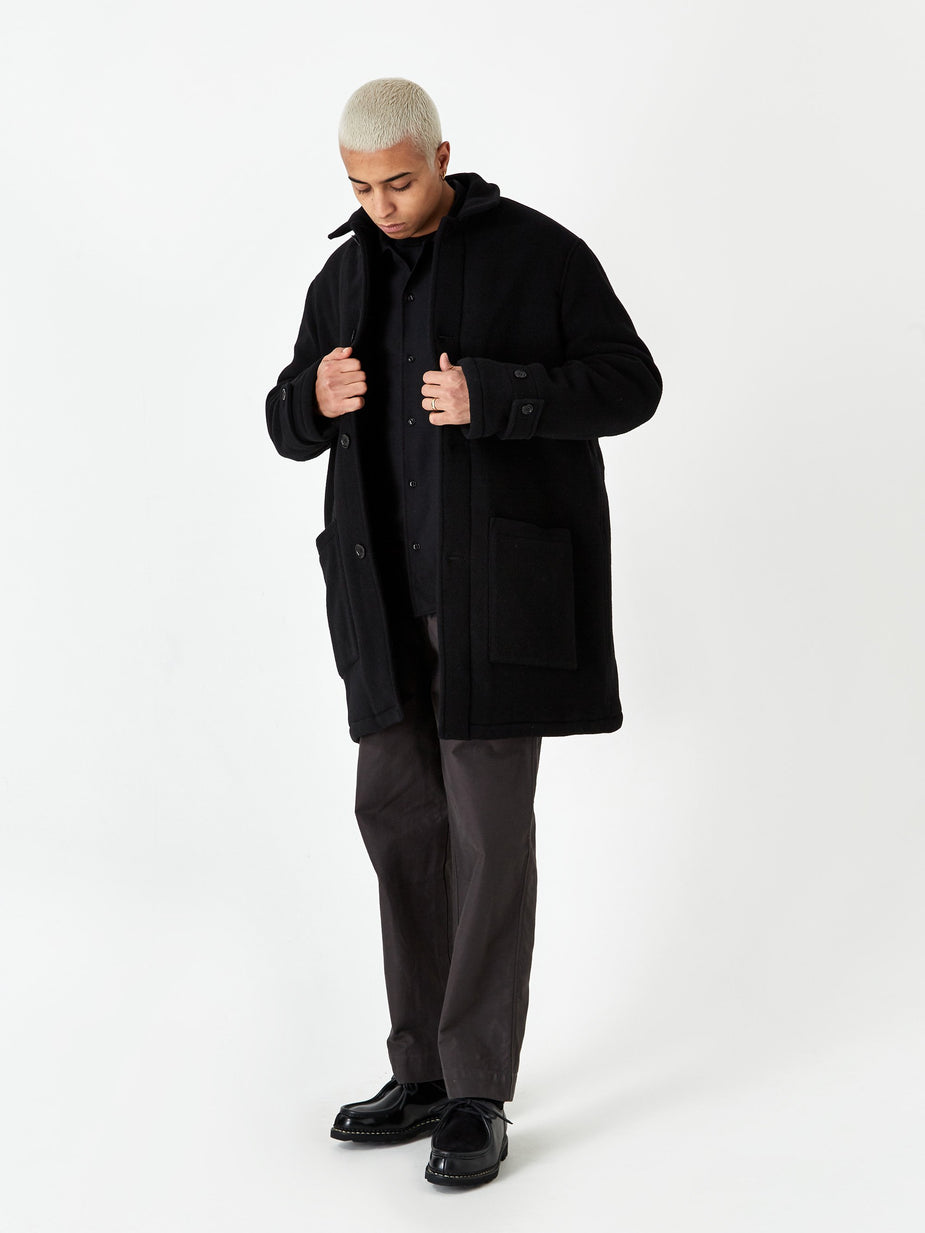 YMC YMC Factory House Coat - Black - Black
