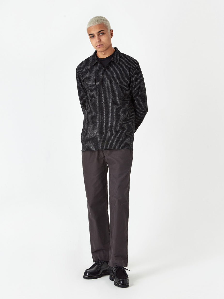 YMC YMC Feathers Shirt - Black/Ecru - Black