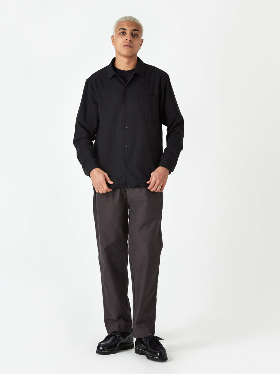 YMC YMC Feathers Shirt - Black - Black