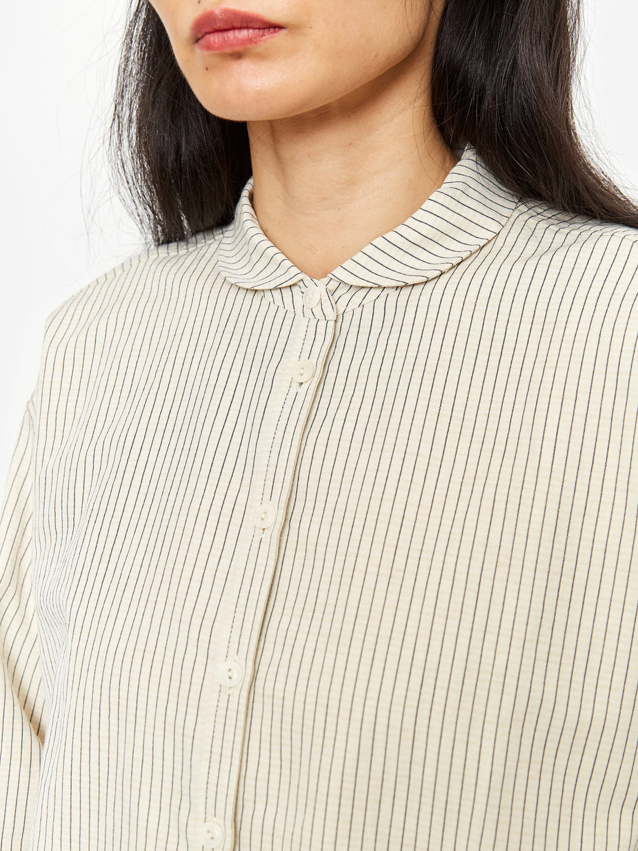 YMC YMC Marianne Longsleeve Shirt - Ecru - Neutrals