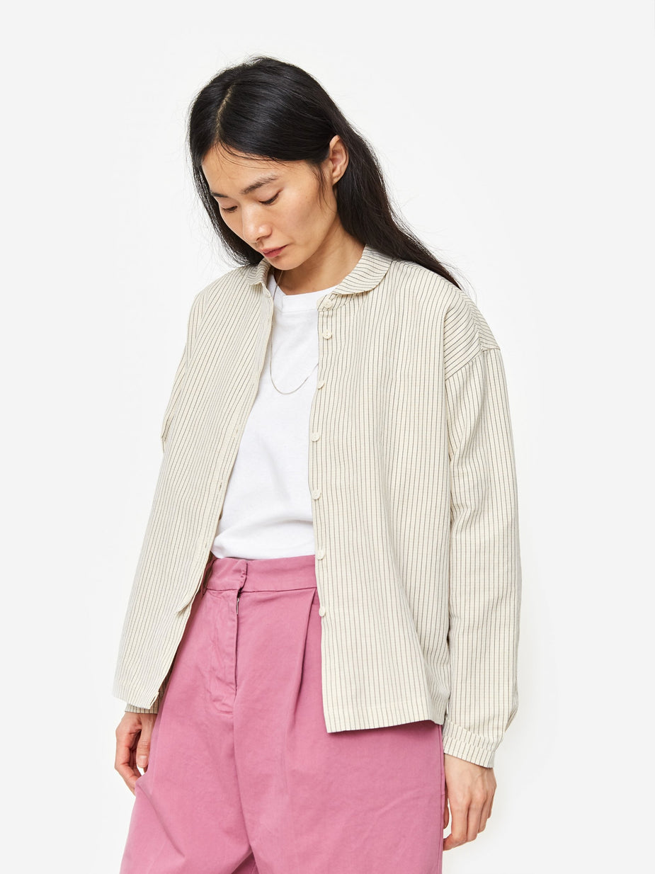 YMC YMC Marianne Longsleeve Shirt - Ecru - Neutrals