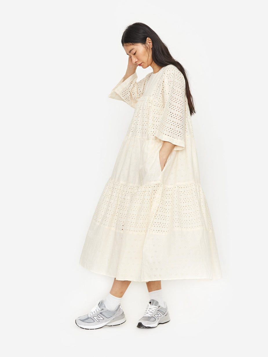 YMC YMC Paloma Dress - Ecru - Neutrals
