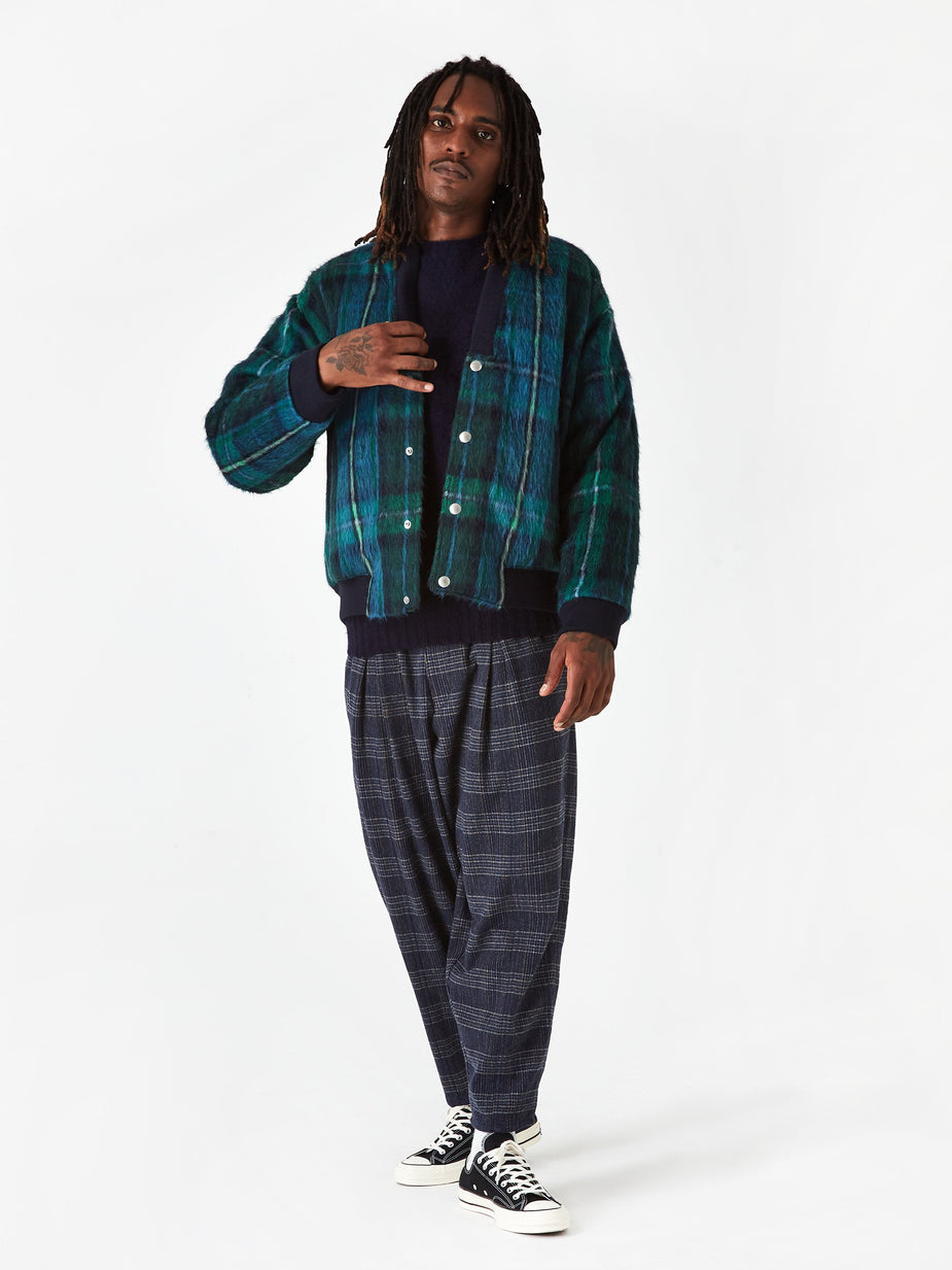 YMC YMC Paninaro Bomber Jacket - Tartan - Orange