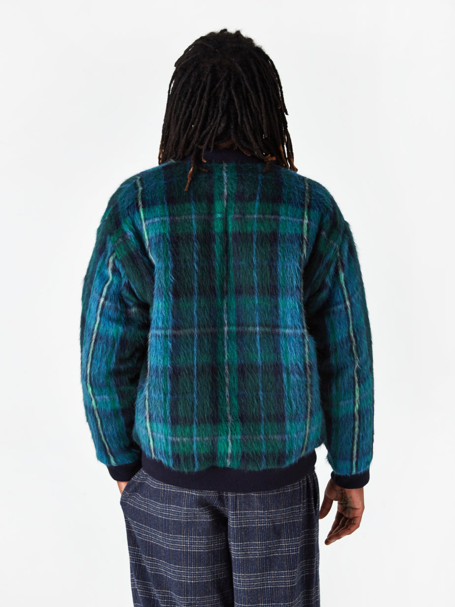YMC YMC Paninaro Bomber Jacket - Tartan - Orange