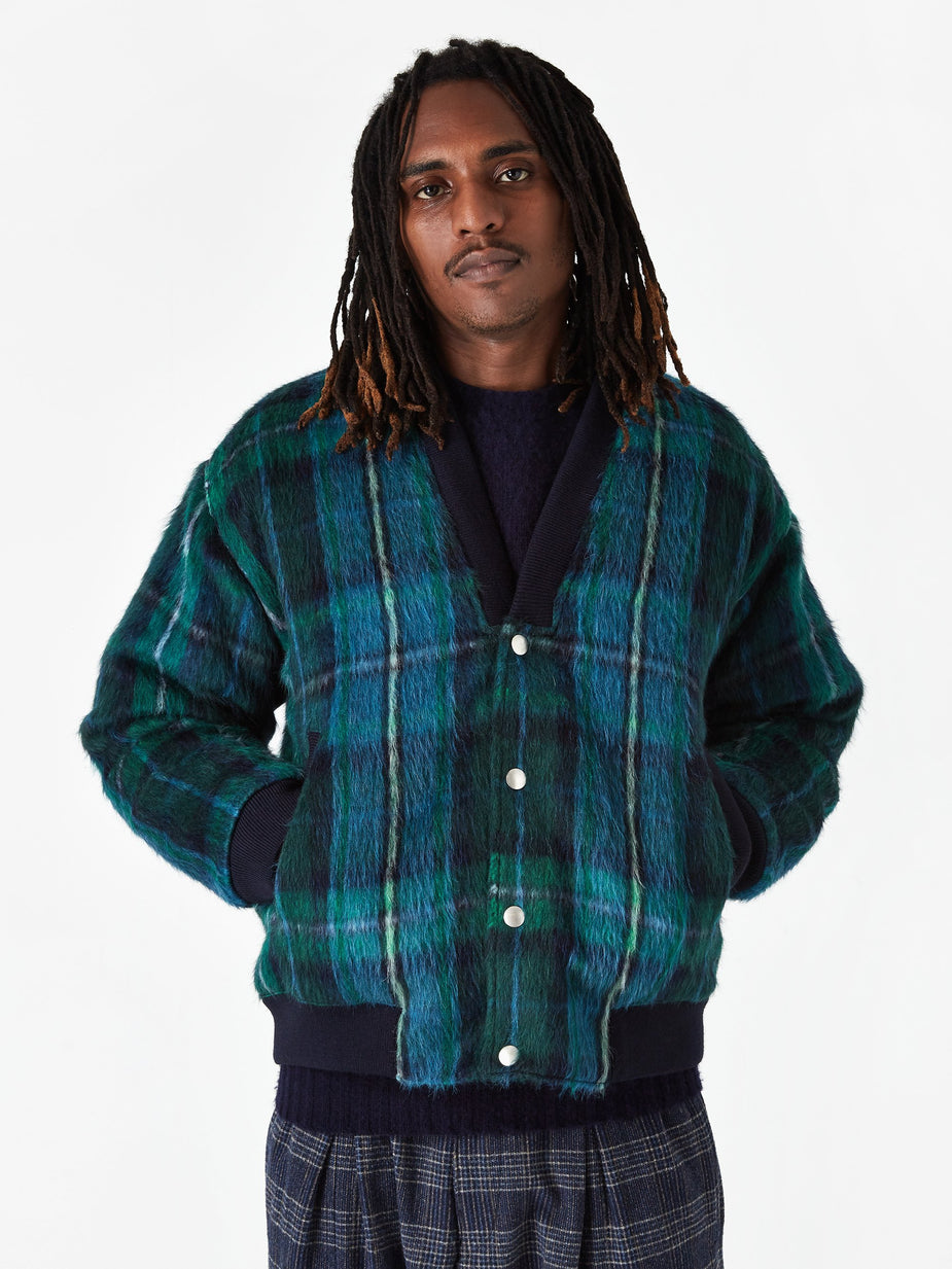 YMC YMC Paninaro Bomber Jacket - Tartan - Orange