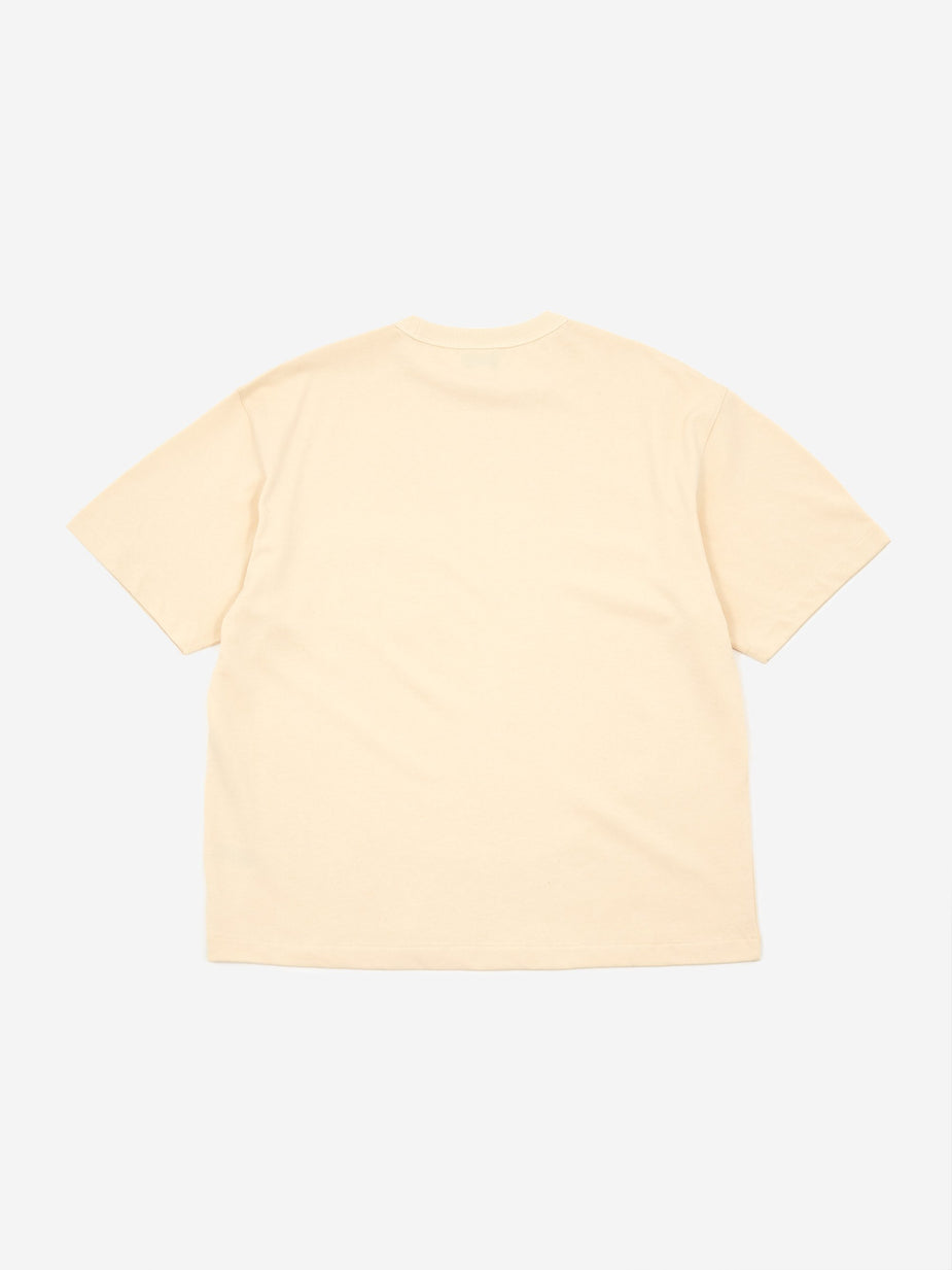 YMC YMC Poppy Triple Shortsleeve T-Shirt - Ecru - Neutrals